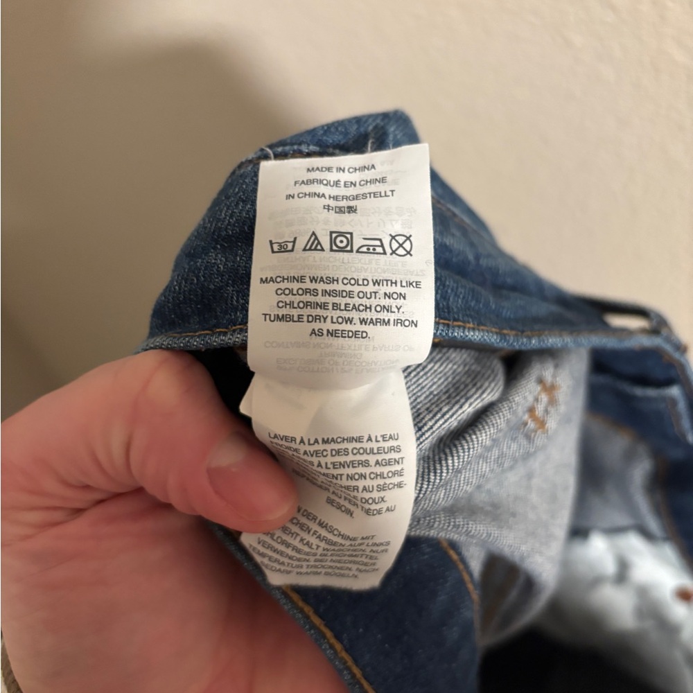 Madewell The High Rise Slim Boyjean size 28 - Picture 6 of 7
